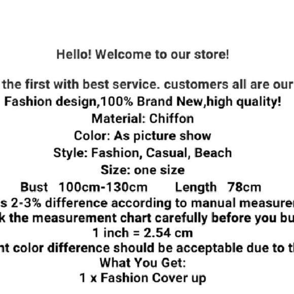 Ladies Beach dress Cover up Kaftan Saron - Picture 2 of 2